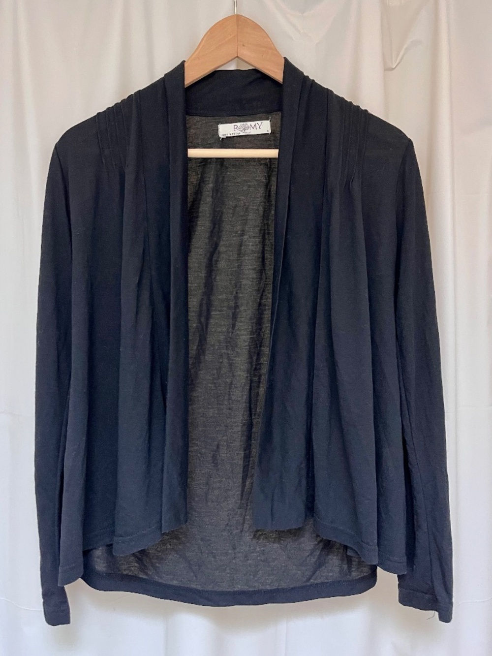 Romy black cardigan nwot
